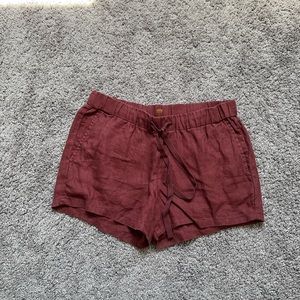 Linen Shorts Size 2